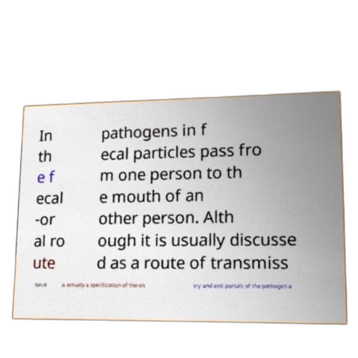 text-based, image, explaining, fecal-oral transparent PNG cut-out