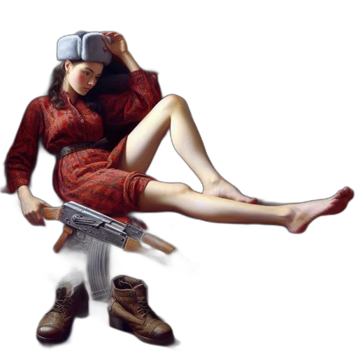 robot, weapon, furniture, shoes transparent PNG cut-out