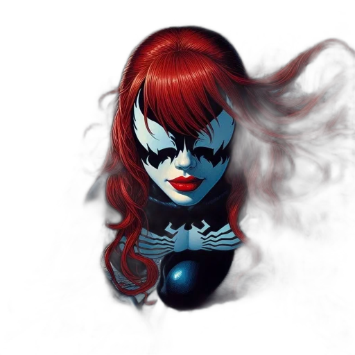 mask, face, comic book art, concept art transparent PNG cut-out