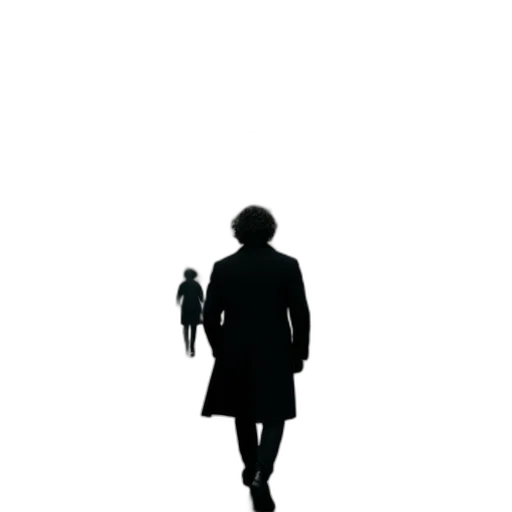 jacket, staff, robot, umbrella transparent PNG cut-out
