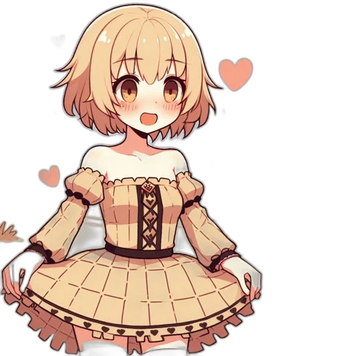 dress, staff, robot, creature transparent PNG cut-out