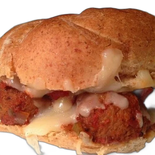food, delicious, meatball, sandwich transparent PNG cut-out