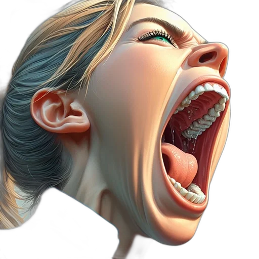 face, mask, creature, hair transparent PNG cut-out