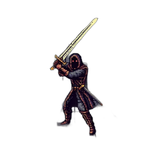 sword, staff, weapon, jacket transparent PNG cut-out