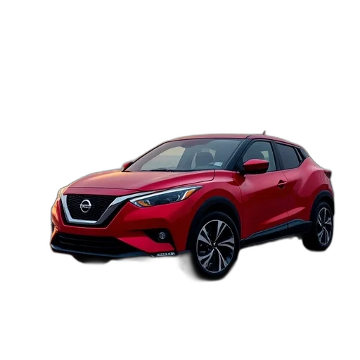 car, 3d render, red, nissan transparent PNG cut-out