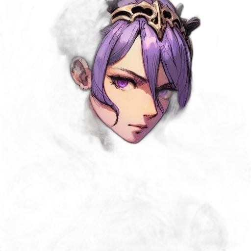 crown, face, mask, staff transparent PNG cut-out