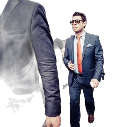 jacket, staff, 3d render, concept art transparent PNG cut-out
