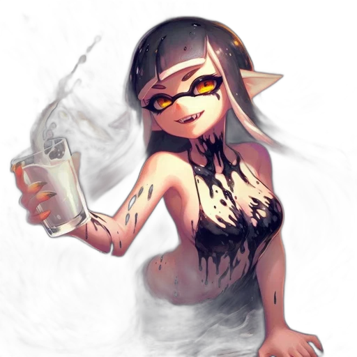 dress, weapon, staff, creature transparent PNG cut-out