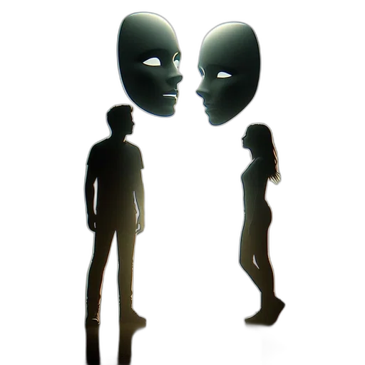 mask, face, robot, creature transparent PNG cut-out