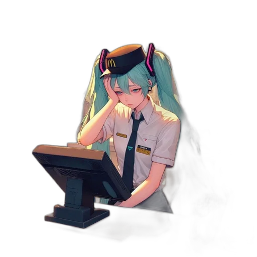 staff, robot, weapon, hat transparent PNG cut-out