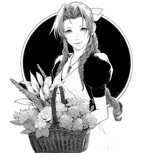 staff, flower, jewelry, fantasy art transparent PNG cut-out