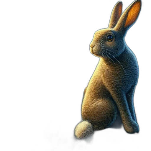 animal, creature, photorealistic, 3d render transparent PNG cut-out