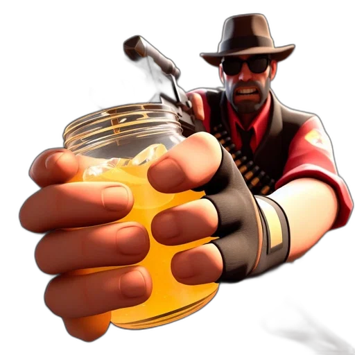 weapon, bottle, jacket, food transparent PNG cut-out