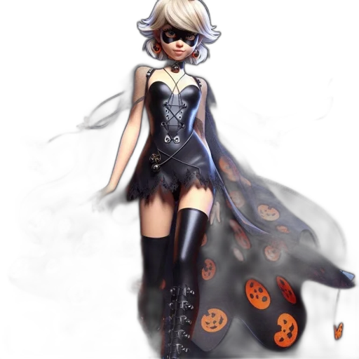 dress, mask, concept art, fantasy art transparent PNG cut-out
