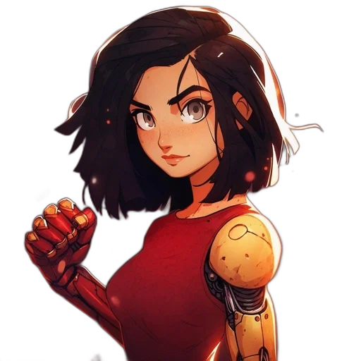robot, weapon, comic book art, concept art transparent PNG cut-out