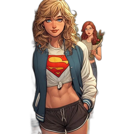 comic book art, concept art, cartoon, fantasy art transparent PNG cut-out