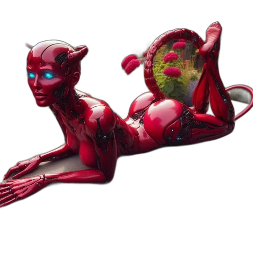 robot, creature, food, mask transparent PNG cut-out