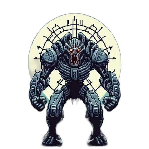 robot, mask, concept art, comic book art transparent PNG cut-out