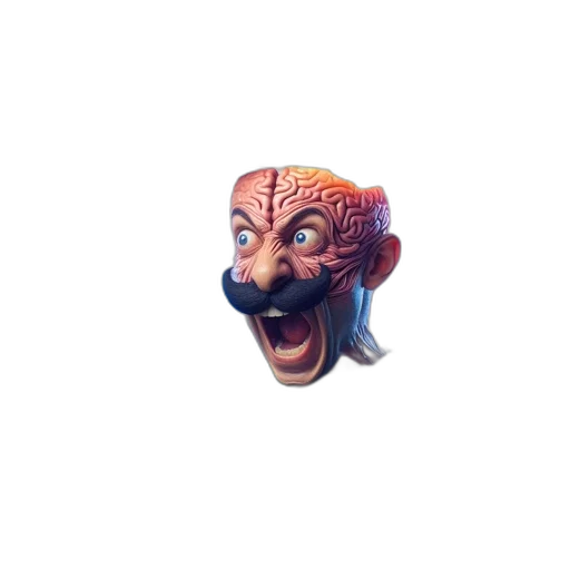 mask, face, creature, crown transparent PNG cut-out