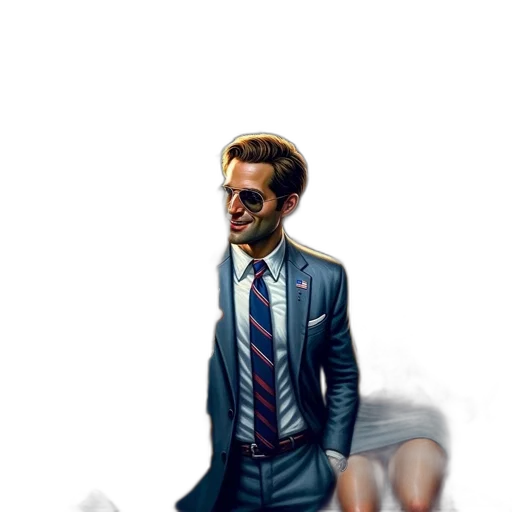 jacket, face, staff, mask transparent PNG cut-out