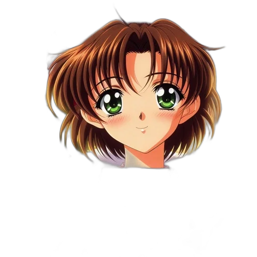 hair, face, staff, anime transparent PNG cut-out