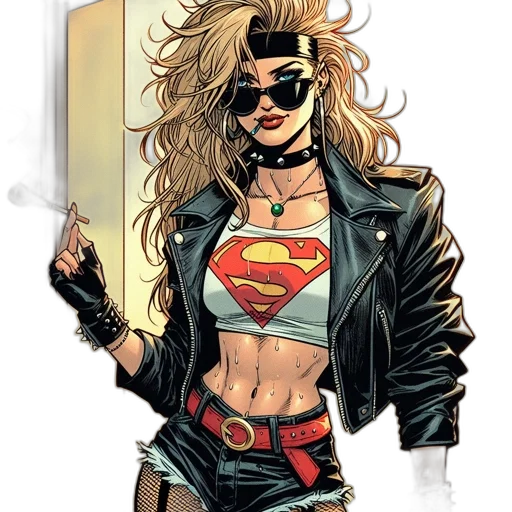 jacket, comic book art, concept art, cartoon transparent PNG cut-out