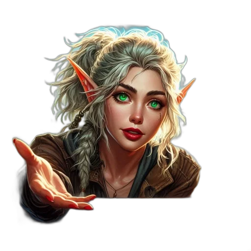 dragon, staff, face, fantasy art transparent PNG cut-out