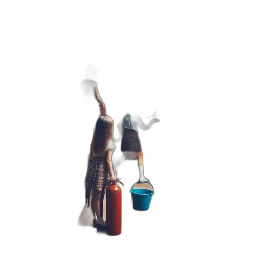 dress, bottle, robot, hat transparent PNG cut-out