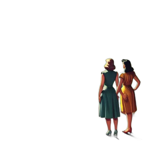 dress, hat, umbrella, concept art transparent PNG cut-out