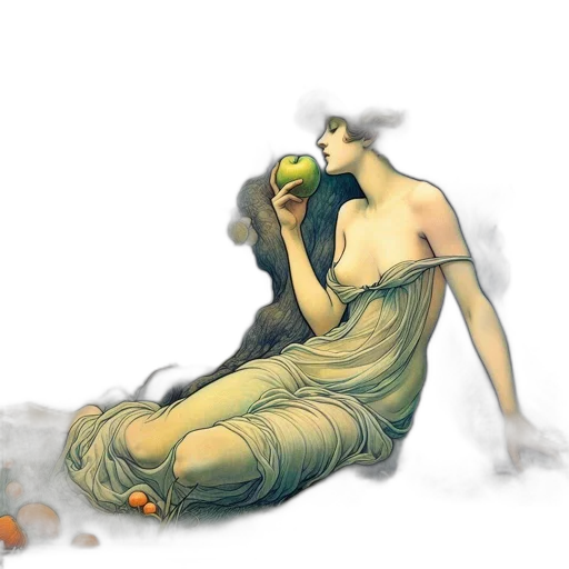 dress, food, concept art, fantasy art transparent PNG cut-out