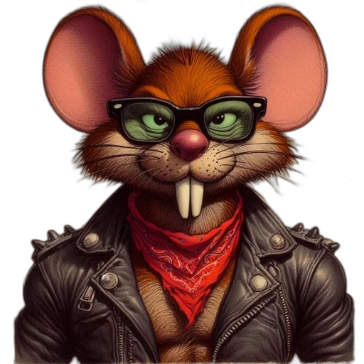 jacket, animal, mask, cartoon transparent PNG cut-out