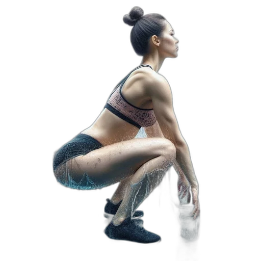 staff, photorealistic, athlete-like, figure transparent PNG cut-out