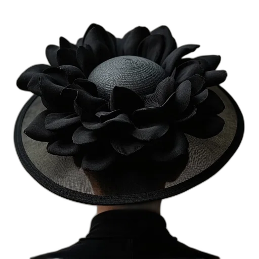 hat, crown, flower, jewelry transparent PNG cut-out