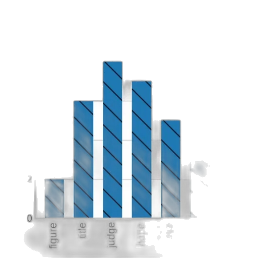 bar, chart, seven, bars transparent PNG cut-out