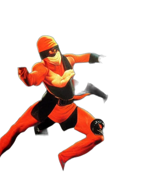 robot, weapon, mask, jacket transparent PNG cut-out