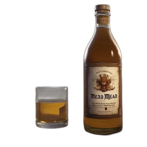bottle, 3d render, image, displays transparent PNG cut-out