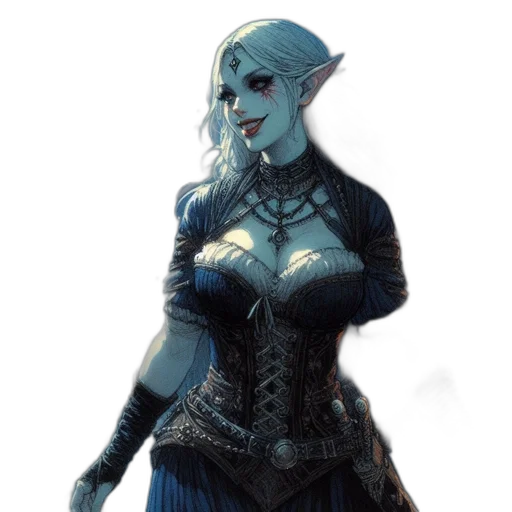 staff, dress, fantasy art, concept art transparent PNG cut-out