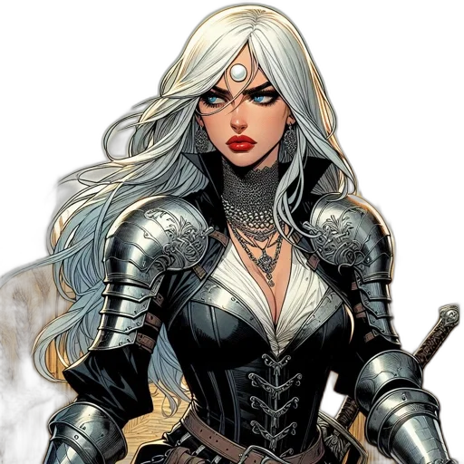 comic book art, fantasy art, concept art, cartoon transparent PNG cut-out