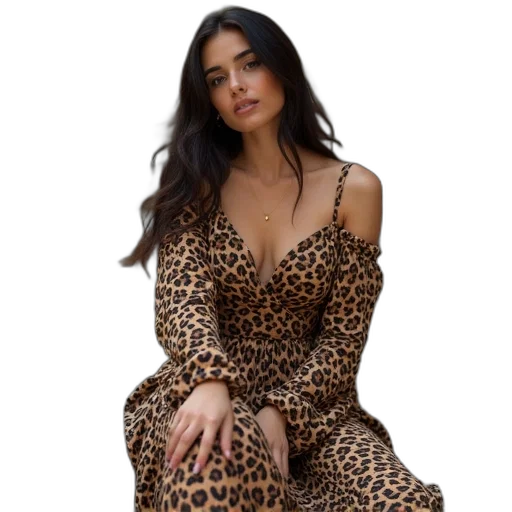 dress, jacket, jewelry, animal transparent PNG cut-out