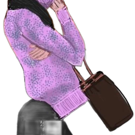 jacket, staff, jewelry, face transparent PNG cut-out