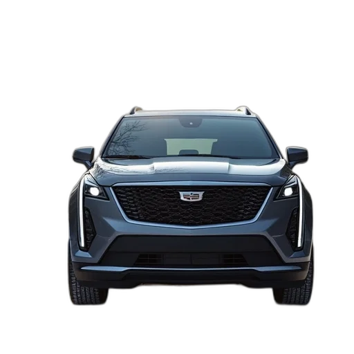 car, grey, 2019, cadillac transparent PNG cut-out