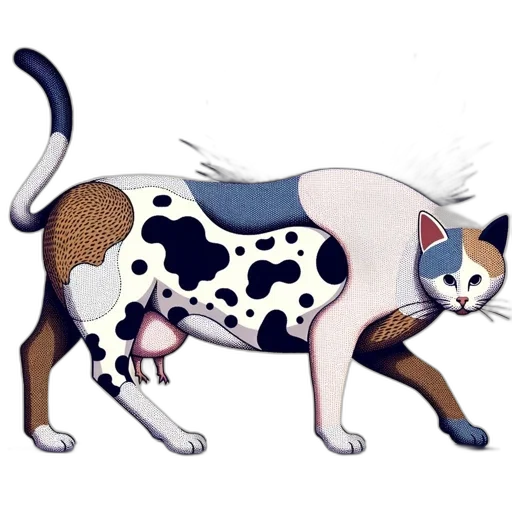animal, concept art, pixel art, cartoon transparent PNG cut-out