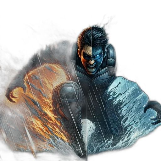 mask, jacket, dragon, sword transparent PNG cut-out