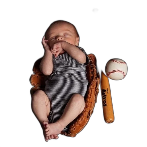 baby, striped, shirt, laying transparent PNG cut-out