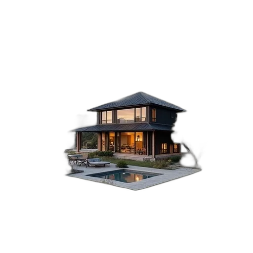 building, furniture, 3d render, photorealistic transparent PNG cut-out