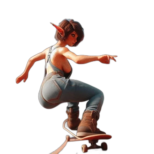 hat, concept art, 3d render, fantasy art transparent PNG cut-out