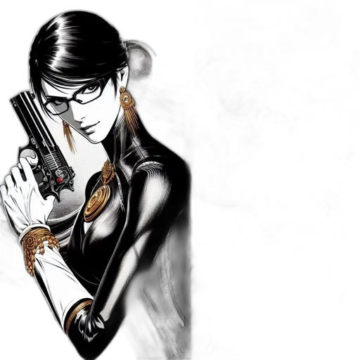 weapon, comic book art, concept art, cyberpunk transparent PNG cut-out