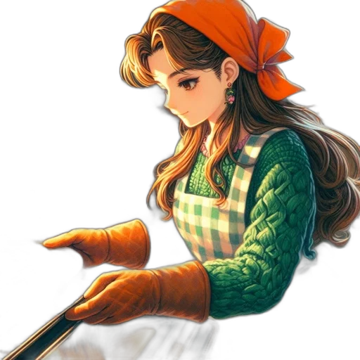staff, hat, face, weapon transparent PNG cut-out