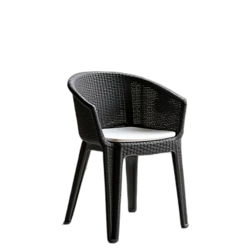 furniture, 3d render, monochrome, plastic transparent PNG cut-out