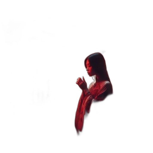 mask, hair, staff, robot transparent PNG cut-out